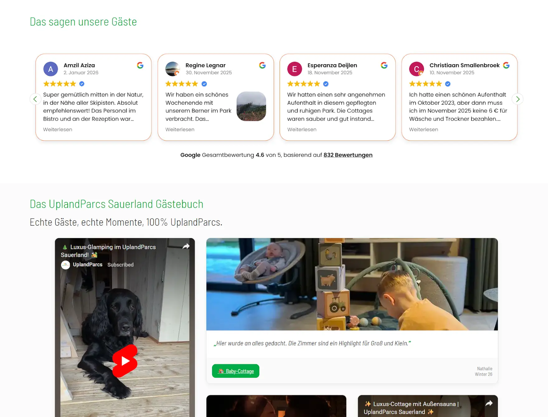 Screenshot gaestestimmen uplandparcs