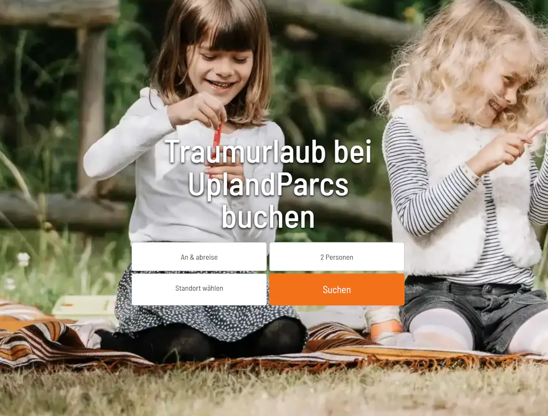 Screenshot startseite uplandparcs